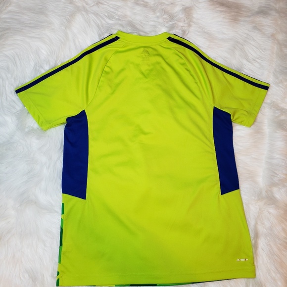 π¨Saleπ¨ Adidas Climalite Soocer/Futbol Jersey - Picture 5 of 7